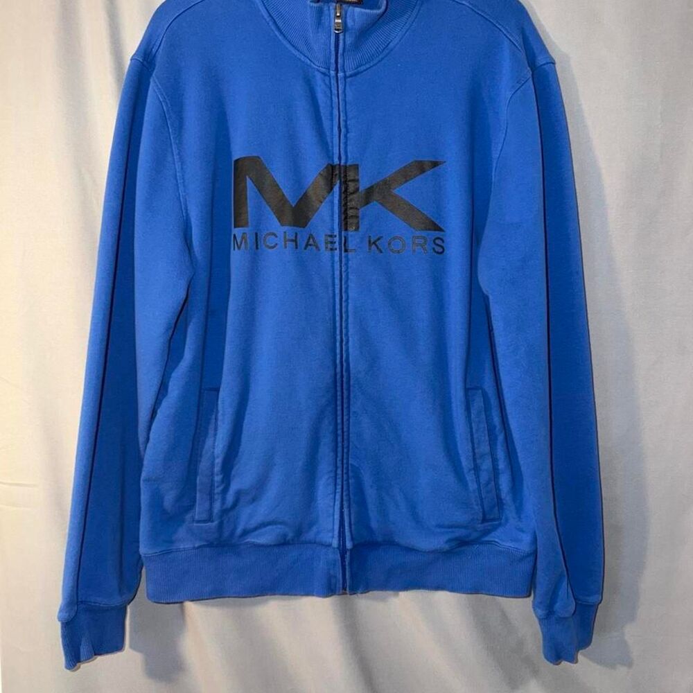 Y2K Michael Kors Full zip blue track jacket